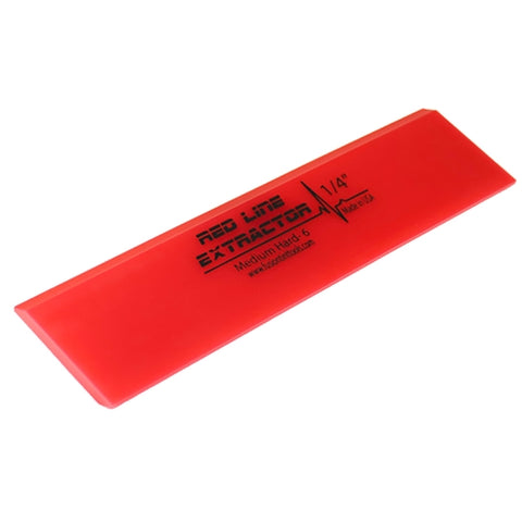 8" RED LINE EXTRACTOR - 1/4" THICK - DOUBLE BEVELED SQUEEGEE BLADE