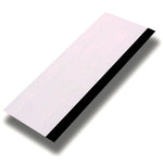 6" WHITE SQUEEGEE WITH BLACK RUBBER EDGE