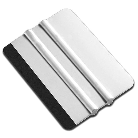 4" LIDCO WHITE BONDO CARD WITH FELT EDGE