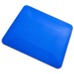 4" BLUE LOW FRICTION HARD CARD SQUEEGEE