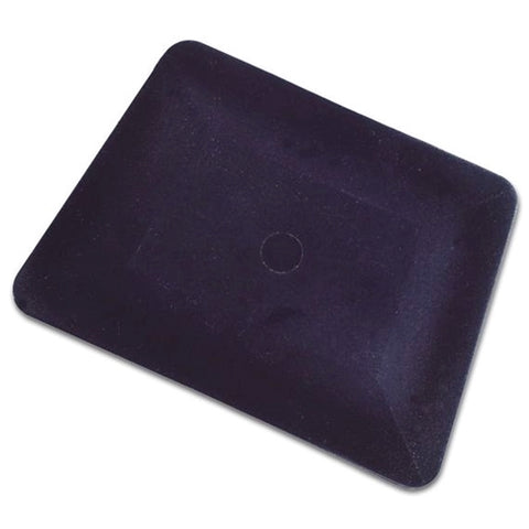 4" Black Low Friction Hard Card Squeegee - A2300TBK