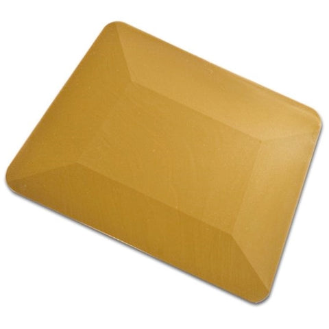 4" GOLD LOW FRICTION HARD CARD SQUEEGEE