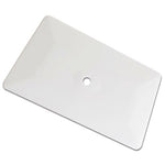 6" JUMBO WHITE LOW FRICTION HARD CARD SQUEEGEE