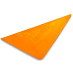 ORANGE TRI-EDGE HARD CARD