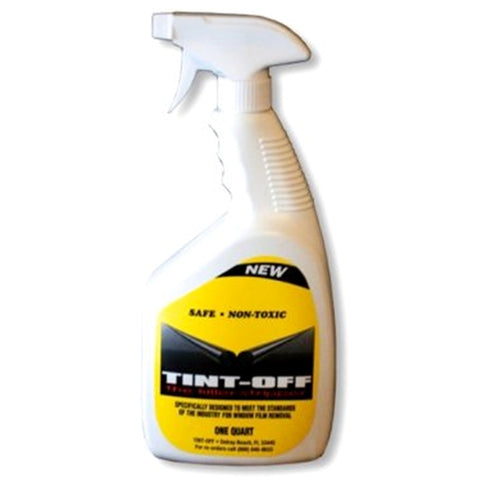 1 QT. TINT-OFF WINDOW TINT REMOVAL SOLUTION
