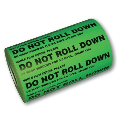 DO NOT ROLL DOWN DECALS (1000CT)