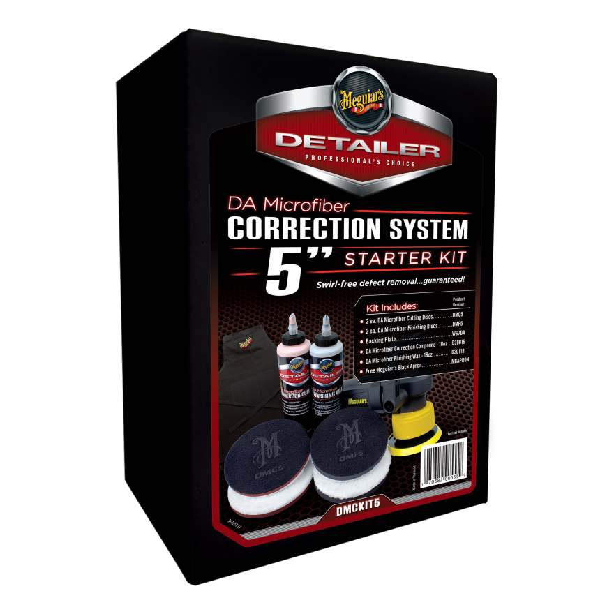 MEGUIAR'S DA MICROFIBER CORRECTION SYSTEM 5 STARTER KIT – DMCKIT5