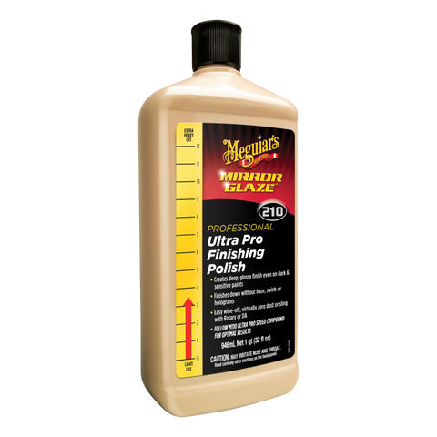 MEGUIAR'S M210 MIRROR GLAZE ULTRA PRO FINISHING POLISH - M21032, 32 oz.